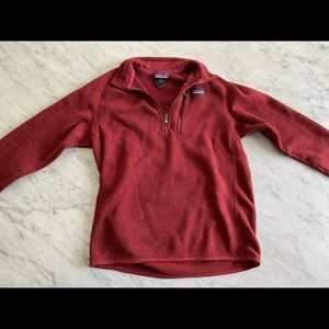 Patagonia Better Sweater 1/4 Zip Pullover Color - RED Size - M